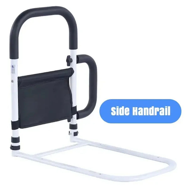 Adjustable Bed Assist Rail with Side Handrail – Safety Support for Elderly & Mobility Assistance