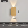 Modern Brushed Aluminum LED Wall Lamp for Indoor Use