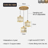 Modern Three-Head Chandelier Light for Dining Room – Minimalist Nordic Design