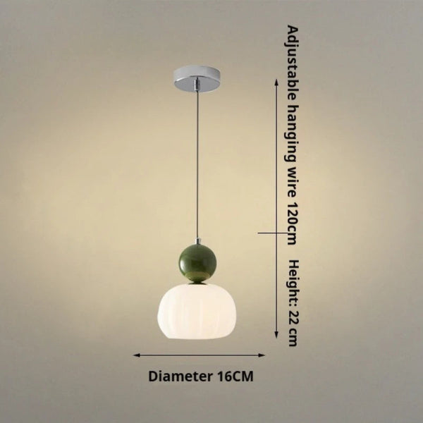 Nordic LED Pendant Light – Minimalist Macaroon Hanging Light for Kitchen and Living Room