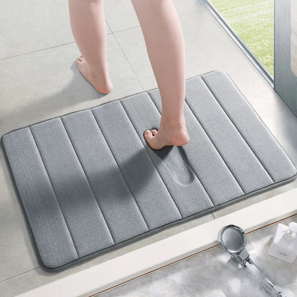 Memory Foam Non Slip Bath Mat - 3pcs Set