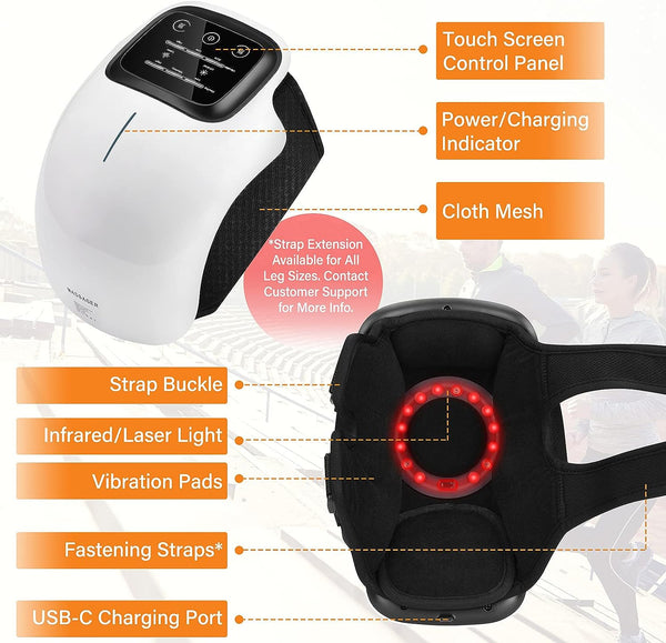 Smart Electric Knee Massager With Heating & Infrared Therapy