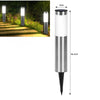 Solar Stainless Steel LED Garden Pathway Lights – Weatherproof Outdoor Decor