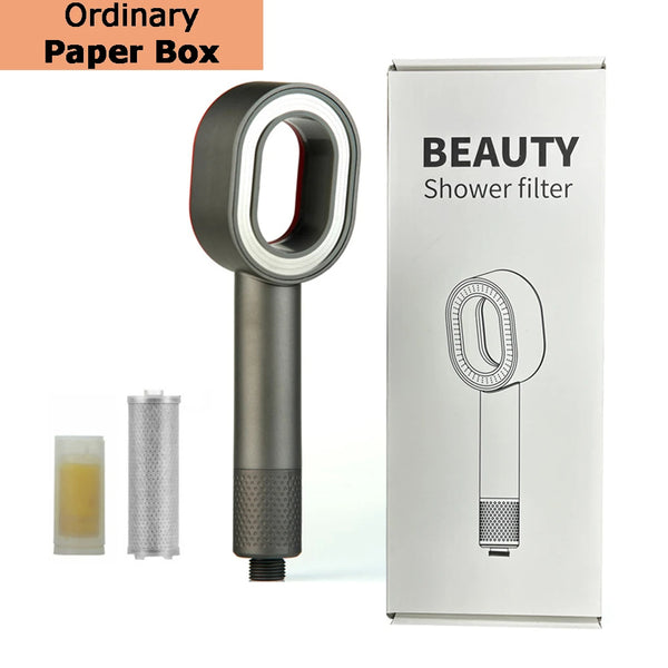 High Pressure Filtered Shower Head with Vitamin C and Carbon Filters