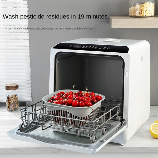 Countertop Dishwasher Machine with 6 Programs & 5L Water Tank