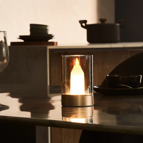 Rechargeable Candle Glow – Flameless Ambient Light with Soothing Warm Flicker
