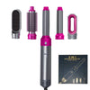 5-in-1 Hair Dryer Styling Set with Hot Comb, Curling Iron, and Straightener