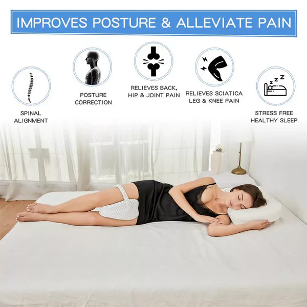 Memory Foam Leg Pillow – Wake Up Pain-Free!