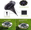 12 Led Solar Ground Lights Outdoor Waterproof