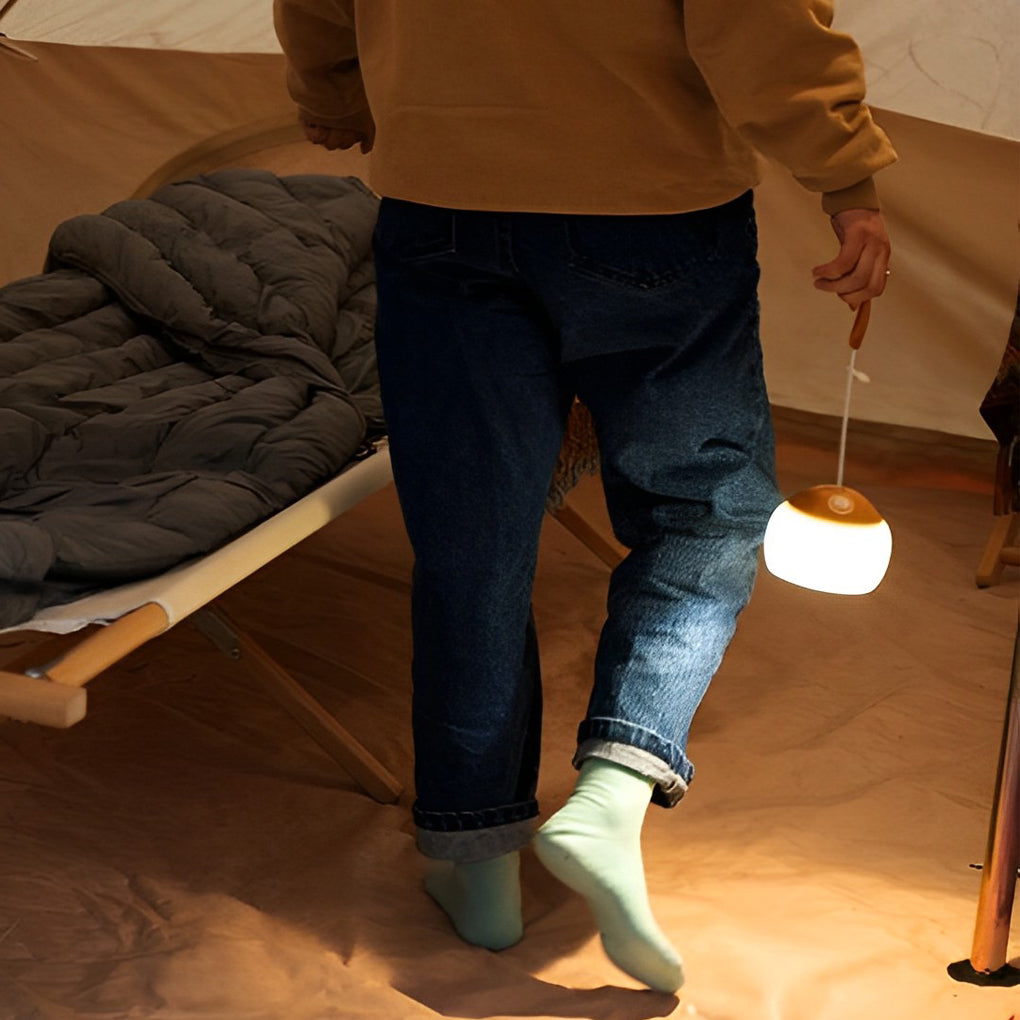 Camping Lantern Portable LED Rechargeable USB Dimmable Outdoor Hanging Light