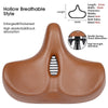 Wide Ergonomic Bike Saddle for MTB E Bike and City Bicycle Comfort