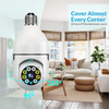 HD Wireless Outdoor WiFi Surveillance Light Bulb Security Camera With Motion Detection