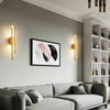 LED Staggered Wireless Wall Sconce – Usb Rechargeable Indoor Lighting for Modern Home Decor