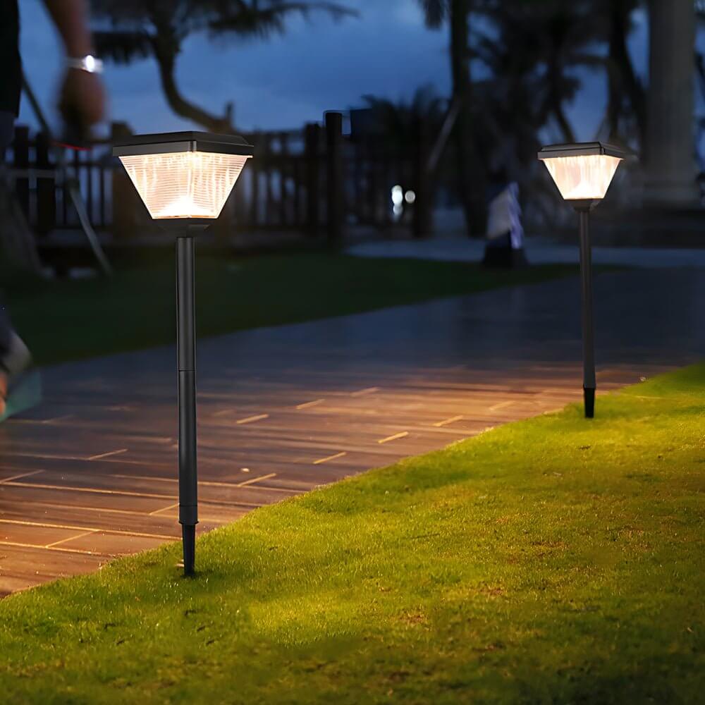 Pathway Light Solar LED Outdoor Waterproof Garden Walkway Lighting 27.6 Inch