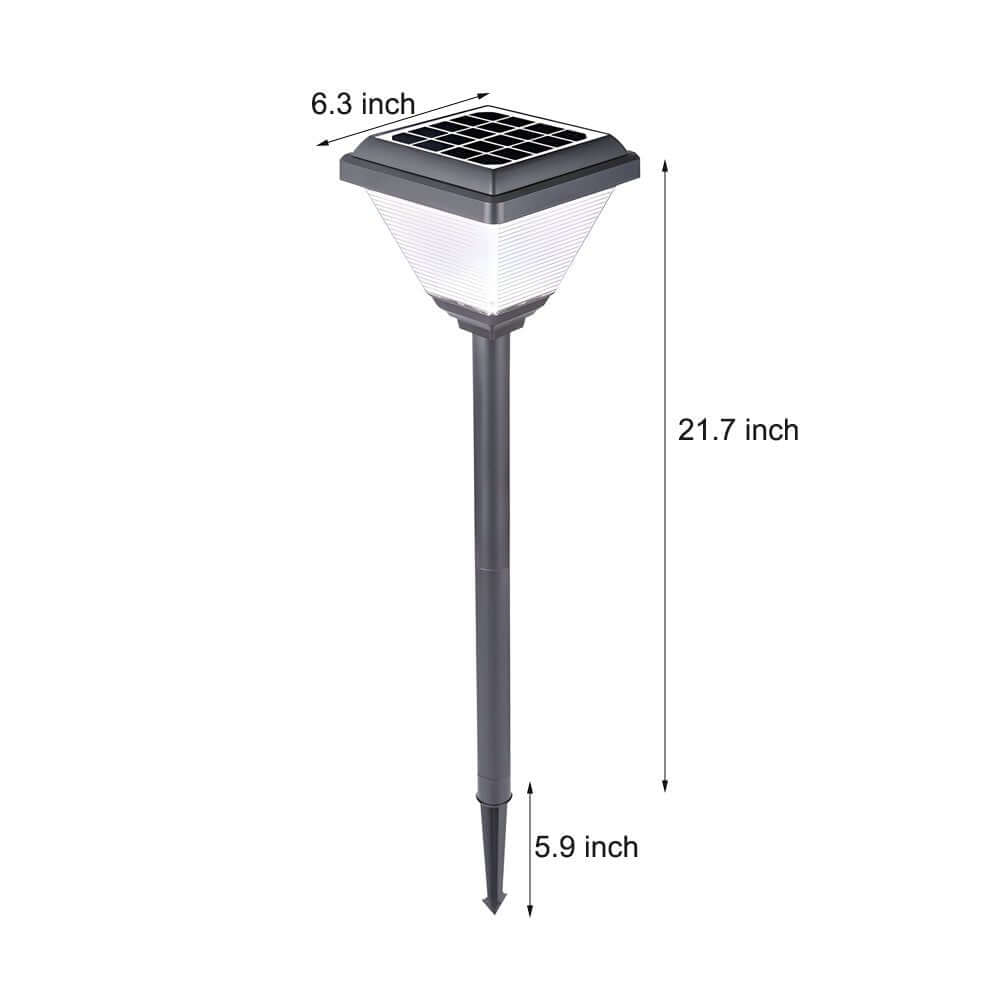 Pathway Light Solar LED Outdoor Waterproof Garden Walkway Lighting 27.6 Inch