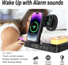 5in 1 Charging Station with Lamp and Alarm