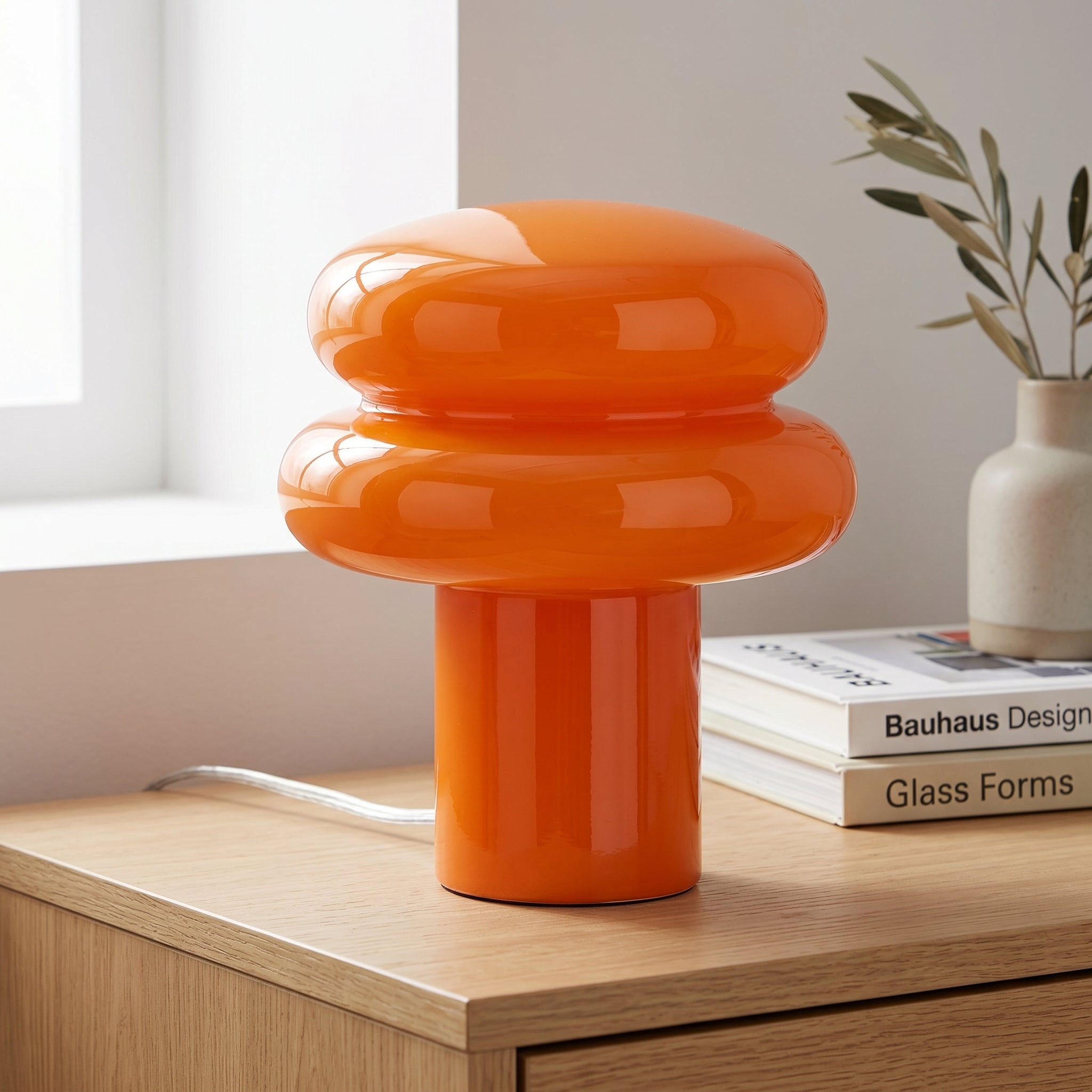 Elara Opal Glass Table Lamp