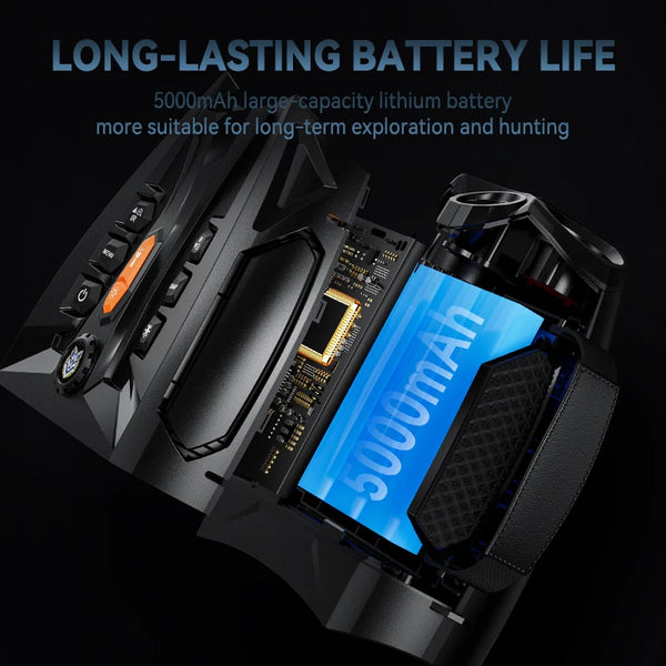 4K Night Vision Binoculars with 10X Digital Zoom & Tactical Light - Enhanced Clarity for Night Adventures 4