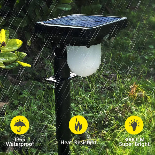 Solar Spot Lights with Motion Sensor – Waterproof Motion Activated Outdoor Light for Garden and Pathway Lighting