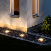 In Ground Light Square LED Waterproof Stainless Steel Step Deck Pathway Lighting 5 Pack