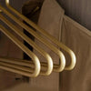 5 pcs Solid Matte Gold/Silver Clothes Coat Hanger │ Seamless Metal Wardrobe Organizer
