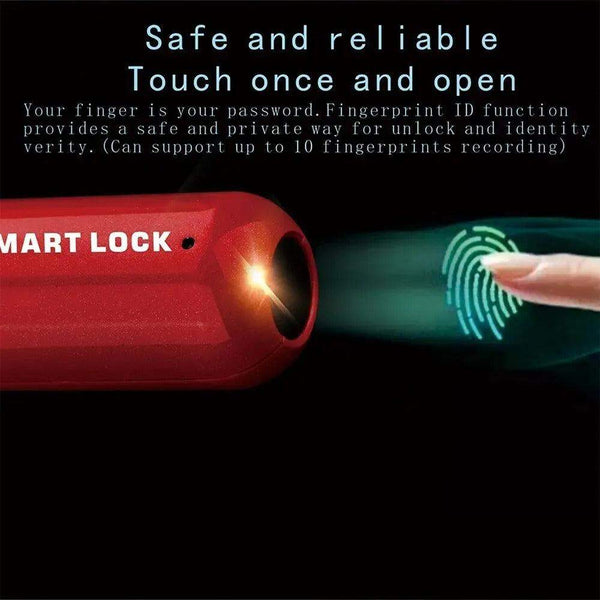 Smart Fingerprint Padlock – Keyless Biometric Security Lock