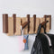 Luxury Wall-Mounted Wooden Coat Rack – Piano Design Entryway Organizer for Keys, Hats & Coats