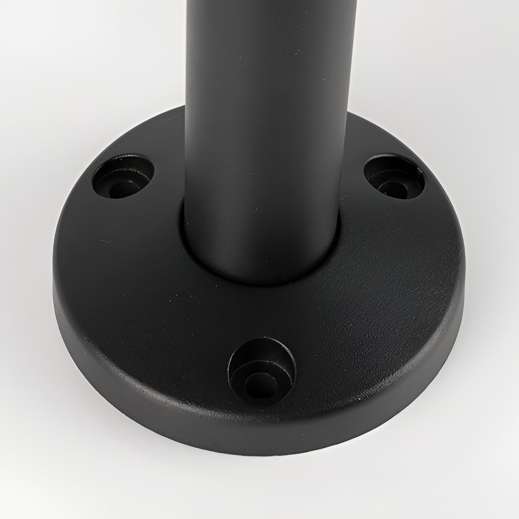 Outdoor LED Mushroom Path Light Black Aluminum Garden Landscape Warm White Lawn Lamp