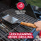 Stainless Grill Brush and Scraper – Heavy-Duty BBQ Cleaning Tool for Effortless Grime Removal