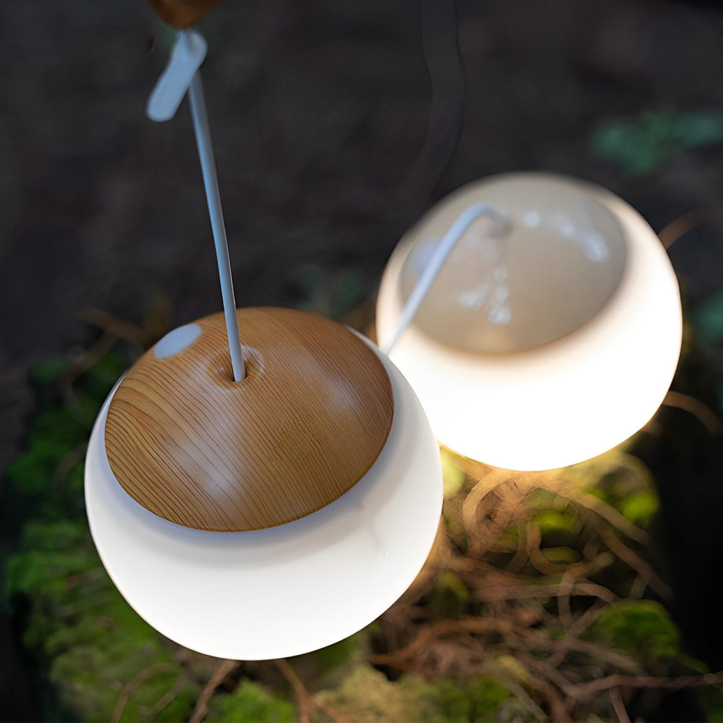 Camping Lantern Portable LED Rechargeable USB Dimmable Outdoor Hanging Light