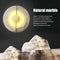 Modern Marble Wall Lamp Sconce with LED – Elegant Gold Copper Finish for Living Room and Bedroom