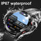 Waterproof Men's Bluetooth Smartwatch with ECG, PPG, Heart Rate & Oxygen Monitor