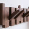 Luxury Wall-Mounted Wooden Coat Rack – Piano Design Entryway Organizer for Keys, Hats & Coats