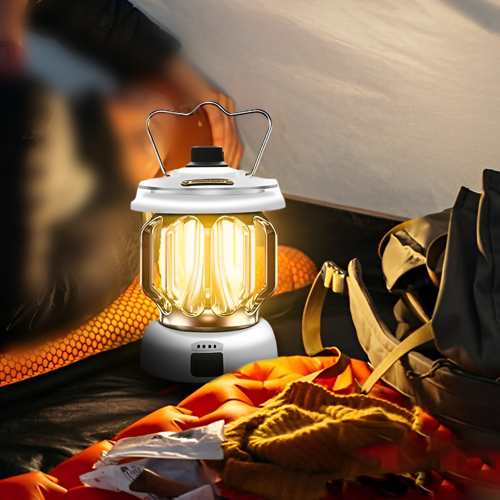 Camping Lantern Portable LED Rechargeable Waterproof USB Outdoor Hanging Light