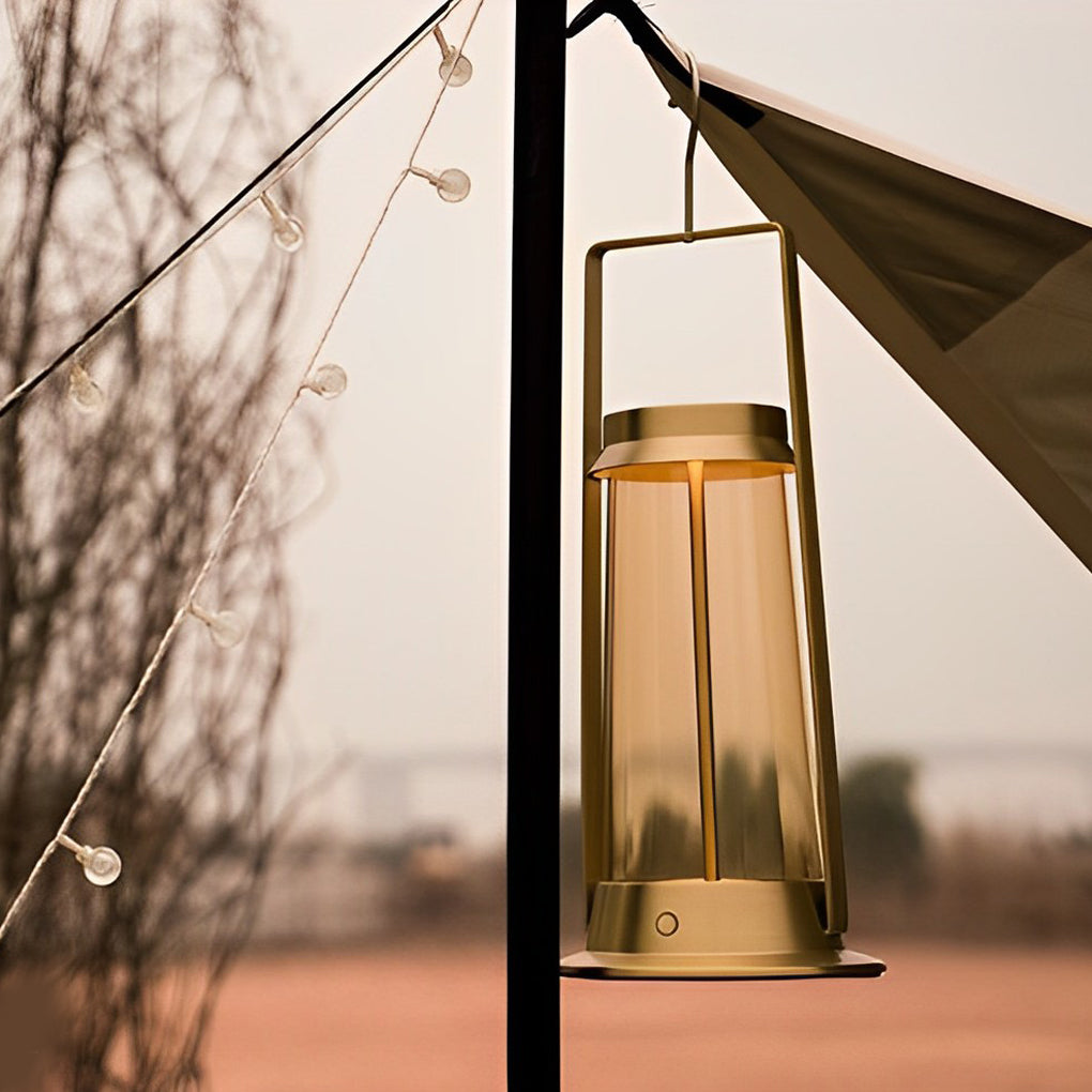 Camping Lantern Portable LED Rechargeable Touch Dimmable Waterproof Outdoor Light