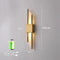 LED Staggered Wireless Wall Sconce – Usb Rechargeable Indoor Lighting for Modern Home Decor