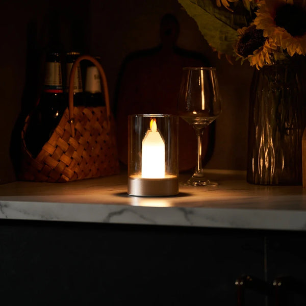 Rechargeable Candle Glow – Flameless Ambient Light with Soothing Warm Flicker