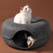 Large Cat Tunnel Bed – Cozy Interactive Play & Sleep Area for Cats