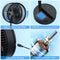 7200mAh Rechargeable Folding Floor Fan with Remote and 4 Speeds