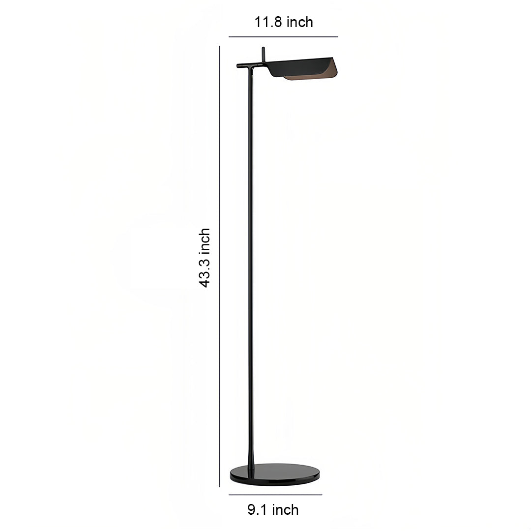 Floor Lamp Dimmable LED Adjustable Nordic Minimalist Iron Acrylic Shade Reading Living Room