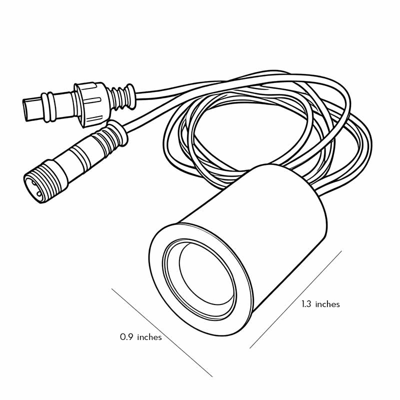 In Ground Paver Light LED Waterproof Stainless Steel Recessed Deck Pathway Lighting