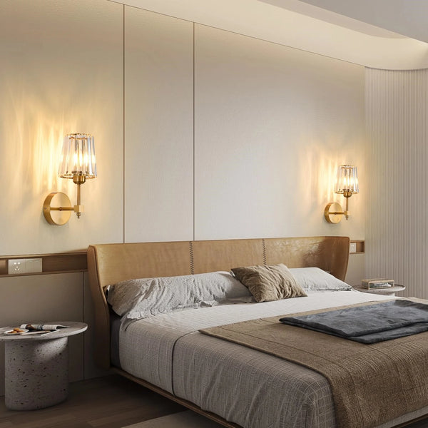 Crystal Wall Lamp with LED Lighting - Elegant Design for Home Decor 3