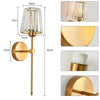 Crystal Wall Lamp with LED Lighting - Elegant Design for Home Decor 5