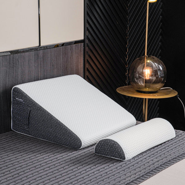 The Premium Wedge Pillow – Elevate Your Sleep & Breathe Easier
