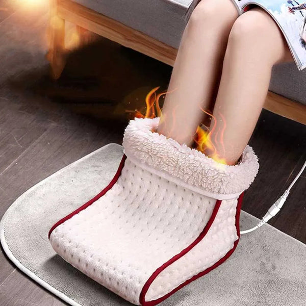 Electric Foot Warmer with Adjustable Heat Settings - Cozy Relief for Cold Feet 0