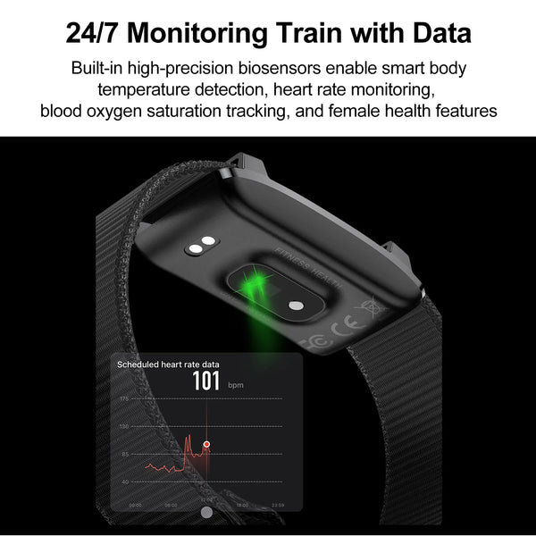 Fitness Tracker with Heart Rate & Sleep Monitoring - Waterproof Wristband for Active Lifestyle 4