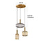 Variant image for Colorful Retro Glass Pendant Light – Creative LED Hanging Light for Living Room and Bedroom-15