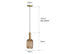 Variant image for Colorful Retro Glass Pendant Light – Creative LED Hanging Light for Living Room and Bedroom-7
