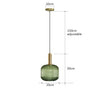 Variant image for Colorful Retro Glass Pendant Light – Creative LED Hanging Light for Living Room and Bedroom-3