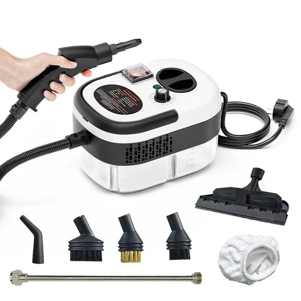 High-Temperature Steam Cleaner with 2500W Power - Efficient Sterilization for Home and Car Cleaning 0